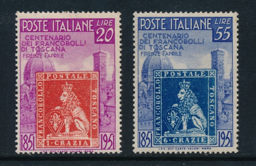 Italia 1951 francobolli - francobolli, di