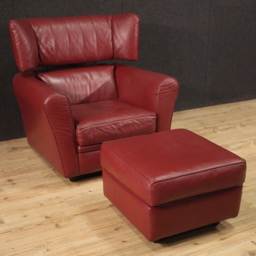 Poltrona con pouf sedia - , in