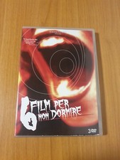 6 FILM PER NON DORMIRE 3DVD Nuovi Mai Usati Immacolati!!