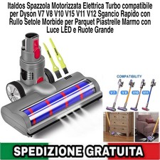 Spazzola Motorizzata Elettrica Turbo compatibile per Dyson V7 V8 V10 V15 V11 V12