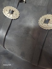 Coppia Borse Laterali Per Moto In Pelle Vintage 2 Borse Da Strada