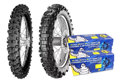 Coppia gomme metzeler enduro - coppia,