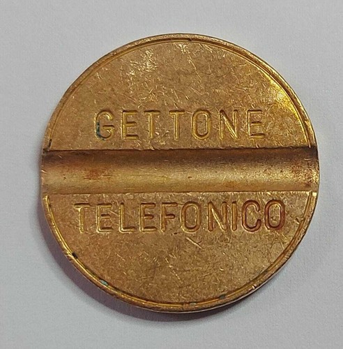 Gettone telefonico senza segno - telefonico,