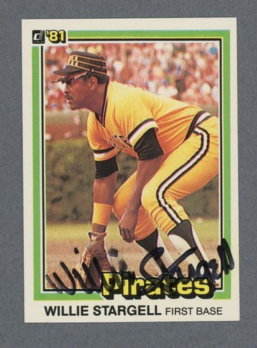 Willie stargell signed 1981 - signed,