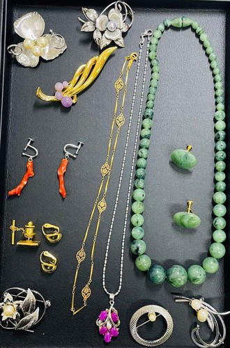 Set gioielli vintage pietra