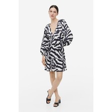 Abito H&M plissettato stampa