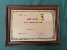 Certificato di licenza Mille Miglia Guidotti Ferrari Nuvolari Alfa Romeo 2300 1930