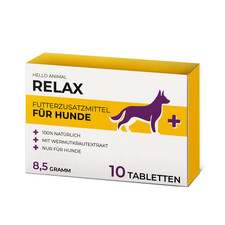 Relax - sedativo alternativo per cani - 10 compresse stress naturale