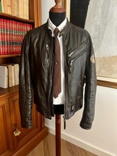 Giacca Bikers Energie Vintage '90 in pelle cowhide leather size M uomo