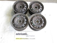 6XJX14H2 ET43 SET 4 CERCHI IN FERRO DA 14 POLLICI FIAT MAREA SW 1.6 B 76KW 5M 5P