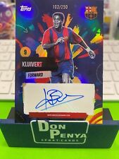 💥 2024-25 Topps PATRICK KLUIVERT #RA-PK AUTO /250 Barcelona team set  💥