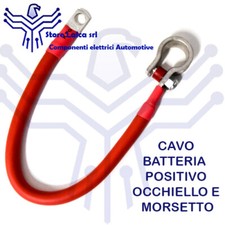 CAVO BATTERIA POSITIVO CABLATO CON CAPICORDA OCCH AUTO MOTO NAUTICA FOTOVOLTAICO