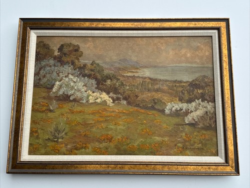 Antico dipinto paesaggio - antico,