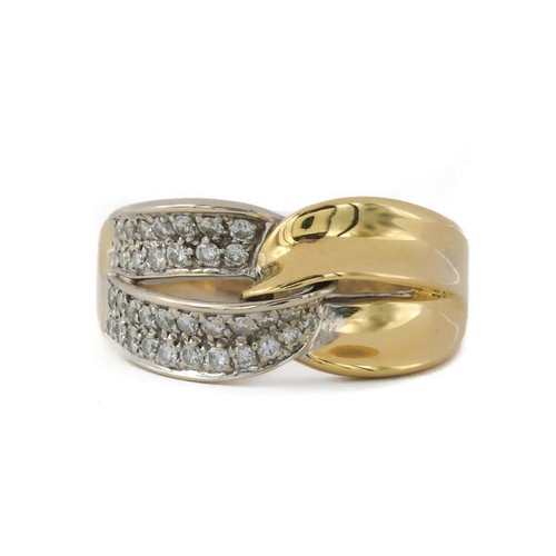 Anello con brillanti ct - anello, 36