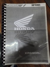  Honda  XR650R Repair Service Shop Manual book  officina 