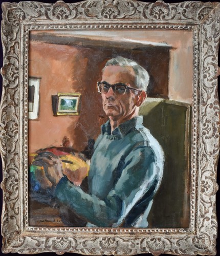 Dipinto olio autoritratto