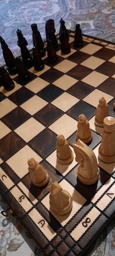 Scacchiera legno - scacchiera,