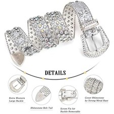 Cintura uomo donna strass