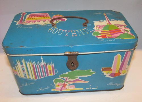 Scatola latta vintage - scatola, di