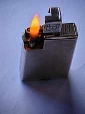VINTAGE LIGHTER ALFRED DUNHILL SAVORY 1930'S STERLING SILVER 925 FULLY SERVICED