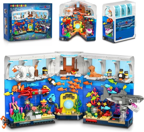 Acquario book nook - nook, set