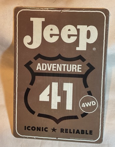 Insegna latta jeep - latta, adventure