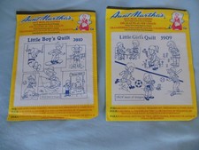 Trasferimenti in ferro caldo ricamo zia Martha -#3909 e 3910 bambini e bambine