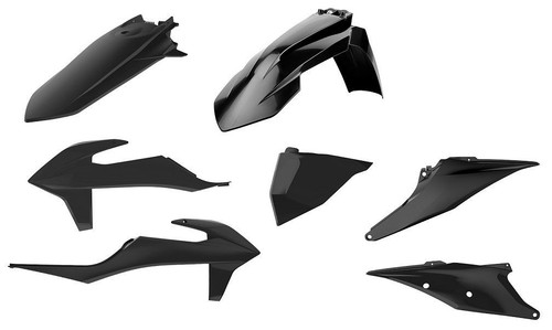 Kit plastiche cemoto nero - cemoto, ktm
