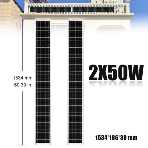 Pannello solare 2x50w - solare,