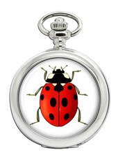 Coccinella orologio tasca - orologio, da