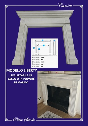Cornice per caminetto - per,