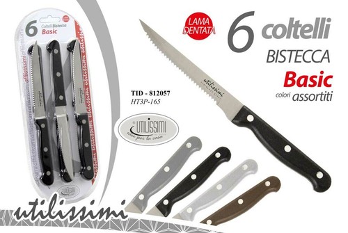 Set coltelli bistecca 6 - coltelli,