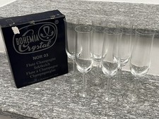 Sei flute champagne Bohemia
