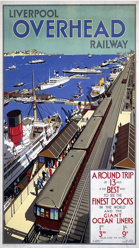 Liverpool overhead railway - overhead,