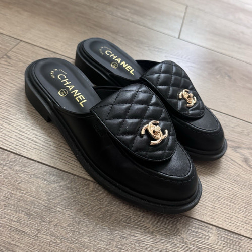 Mocassino chanel nero