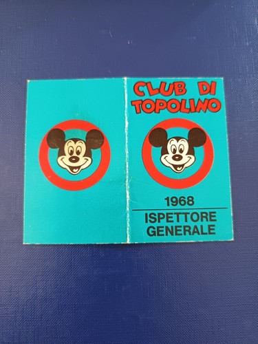 1333a tessera club topolino - tessera, di