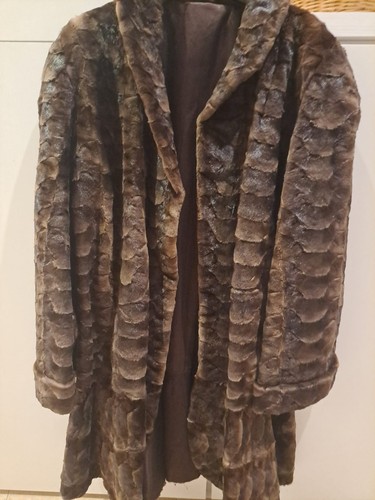 Pelliccia visone lunga vintage - visone,