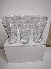 Coca Cola set 6 bicchieri in vetro 250ml nuovi 