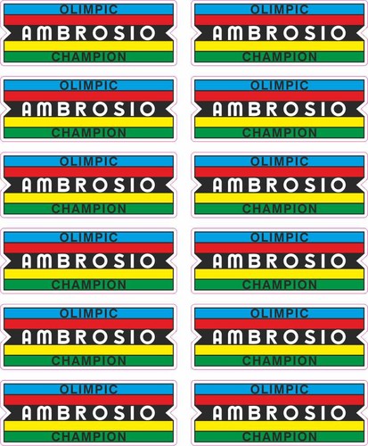 Kit adesivi ambrosio olimpic - adesivi,