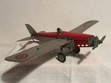GIOCATTOLO IN LATTA AEREO MILITARE ITALIANO AEROPLANO VINTAGE EPOCA