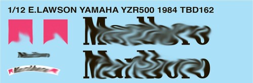 Decals per yamaha yzr500 - decals,