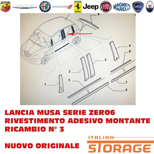 Lancia musa zero6 adesivo - musa,
