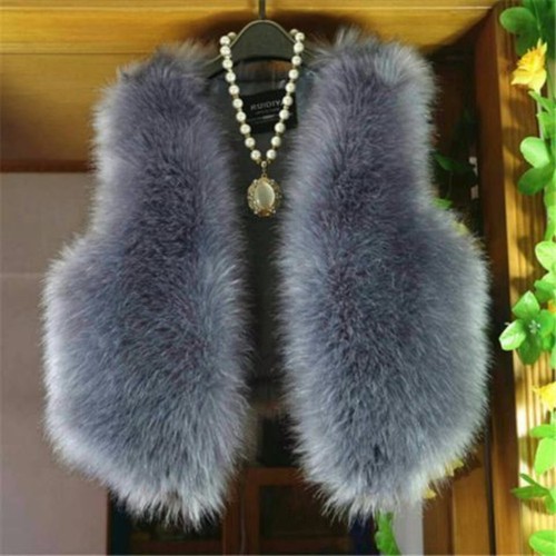Gilet pelliccia sintetica