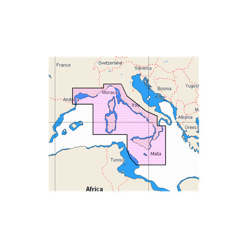 Map mar tirreno - c-map,