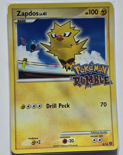 Zapdos pokemon rumble lp - zapdos,