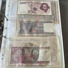 Lotto Banconote 50000 E 100000 Lire Repubblica.