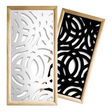 CERCHI LARGE - Moduli Decorativi in Legno e PVC