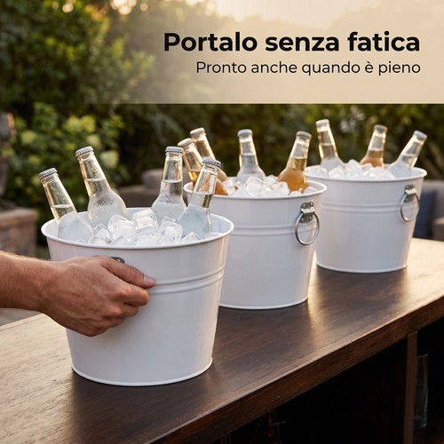 Secchiello ghiaccio secco - ghiaccio,