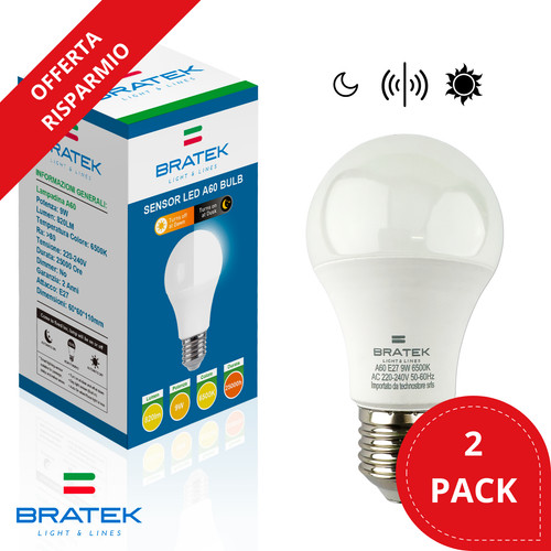 2pz lampadine led crepuscolare - lampadine,
