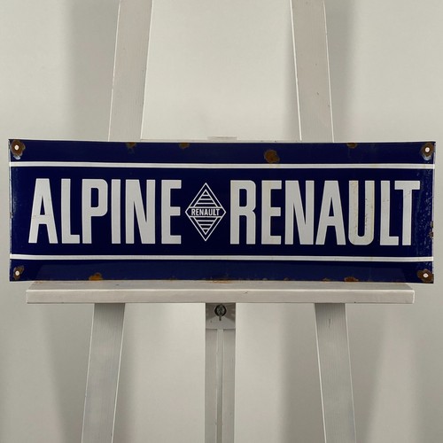 Alpine insegna pubblicitaria - alpine,